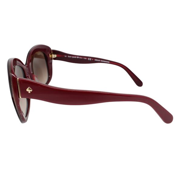 Kate Spade Jakalyn/S CY4 B1 Burgundy 53-20-135mm Sunglasses - GOOD CONDITION - Picture 5 of 13